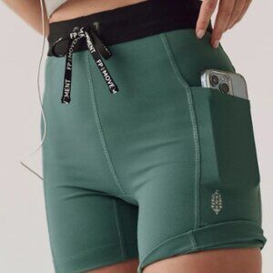 FP Movement "Sreamline" biker shorts, XS/S, M/L, NWOT Color: Cobalt Blue